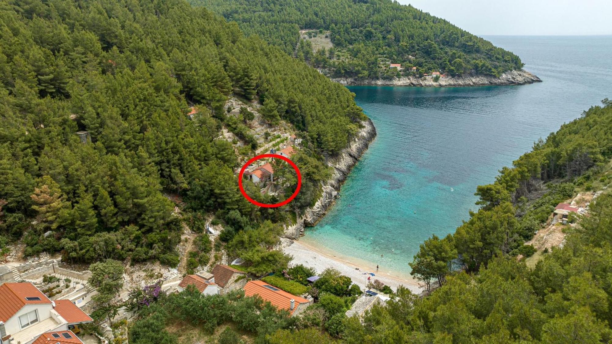 Seaside Secluded Apartments Cove Bratinja Luka, Korcula - 4434 Zrnovo Dış mekan fotoğraf